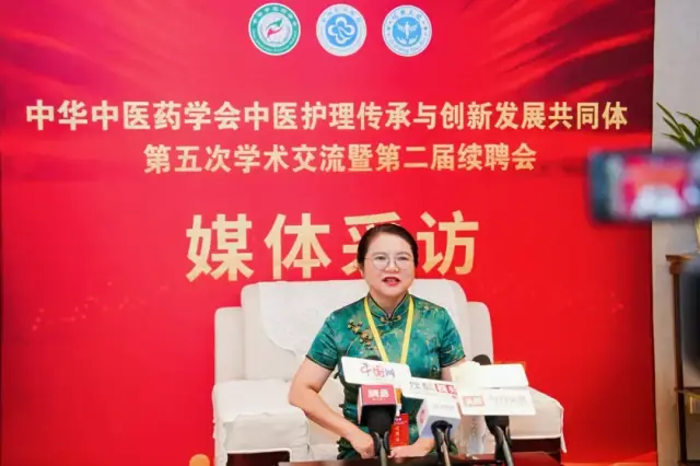 林梅会后接受媒体采访 林梅会后接受媒体采访