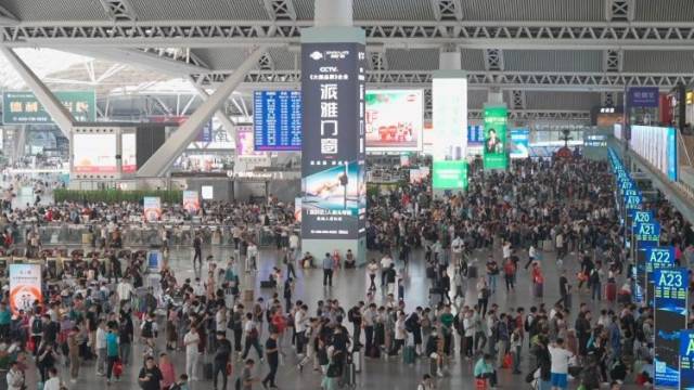 清明假期广州南站预计到发旅客314.6万人次