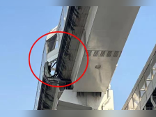 台湾有环状线轨道高架因地震位移，画面曝光！当地称抢修中