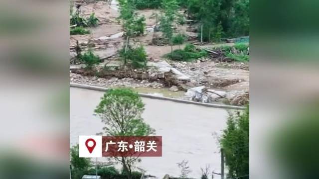 空中通道驰援韶关江湾镇，直升机转移受灾群众