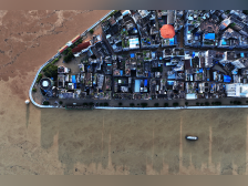 西江2号洪水过境 ,肇庆封开县江口街的夜与日