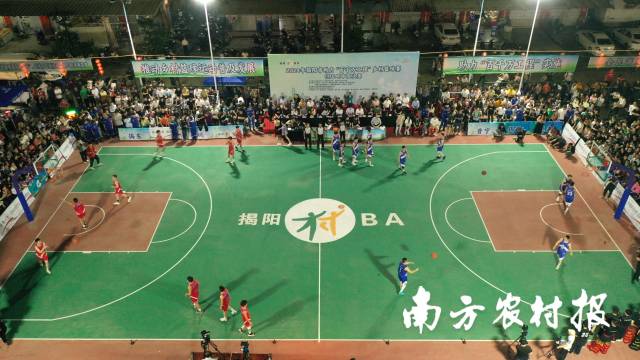 “村BA”现在是广东乡村最火的体育赛事之一。