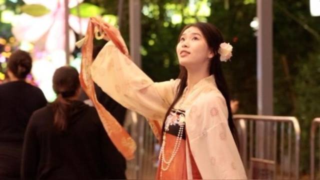 穿国风服饰游园赏灯，大湾区灯会古韵新风年味浓
