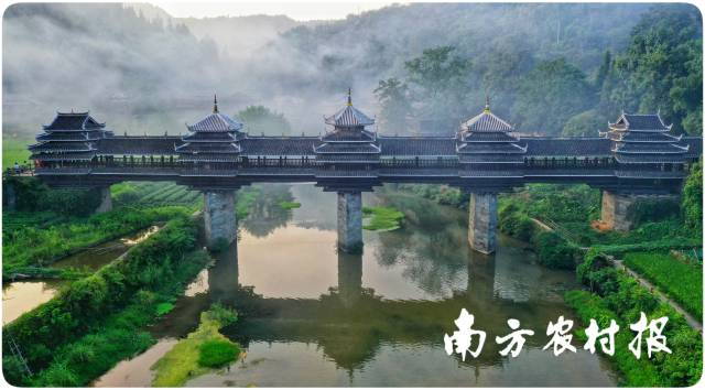 一座山水与楼桥浸润的千年侗乡——三江侗族自治县。 一座山水与楼桥浸润的千年侗乡——三江侗族自治县。