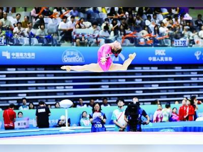 十五运会体操青年组比赛收官,广东队再添两金一铜