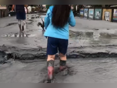 台风“桦加沙”致花莲发洪灾,当地居民称道路积淤!仍停水