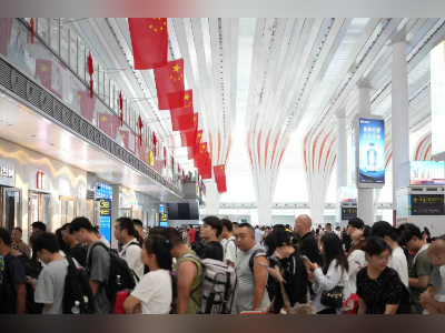 广州白云站国庆周期客流预计增长118%,创开站新高