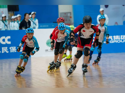 残特奥会轮滑项目在中山开赛