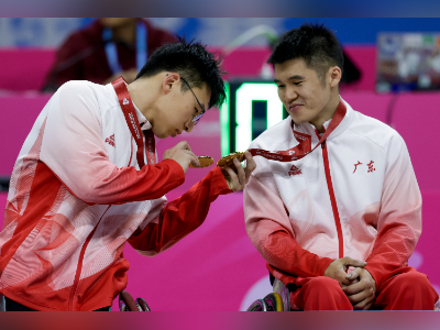 残特奥会轮椅篮球五人制男子组,广东60比53胜北京夺冠