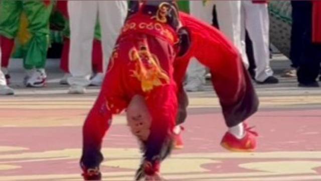 小孩姐一口气连翻九个跟头！汕头少年们燃翻“动物舞林大会”