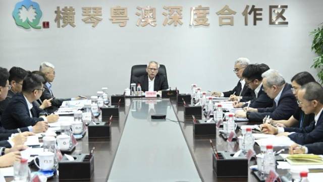 岑浩辉考察横琴：谋划标志性重大项目，推动产业、带动就业