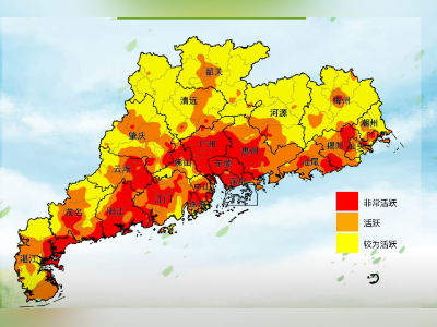 广东今晚开始降水明显减弱！五一前后珠三角大部蚊子非常活跃
