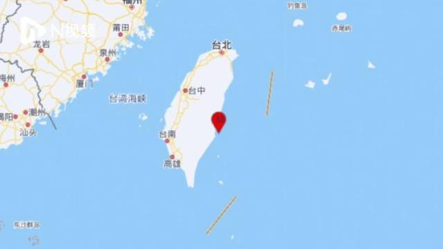 台湾东部海域发生5.1级地震，距台湾岛约5公里