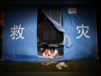 多图实录：探访广西柳州地震临时安置点