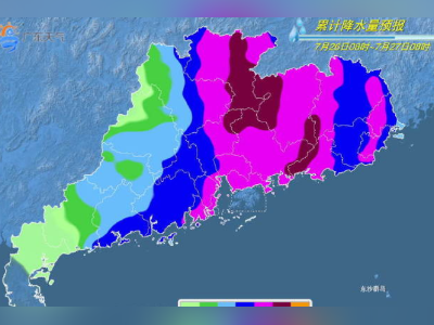 清远多条中小河流发生洪水风险较高!河源将有暴雨到大暴雨