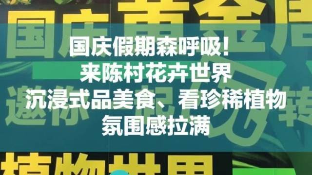 国庆去佛山陈村看花品美食