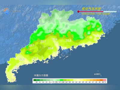 冷空气南下广东,早晚清凉昼夜温差增大