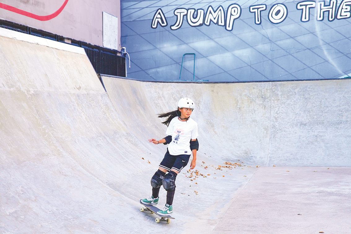 郑好好在训练。 惠州日报记者罗剑业 黄鑫威 摄 郑好好在训练。 惠州日报记者罗剑业 黄鑫威 摄