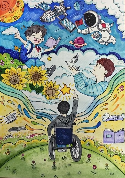 二等奖
彭安琪《敢于梦念念》 二等奖
彭安琪《敢于梦念念》