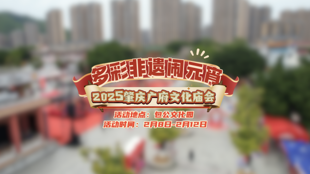 “多彩非遗闹元宵——2025肇庆广府文化庙会”来啦~！