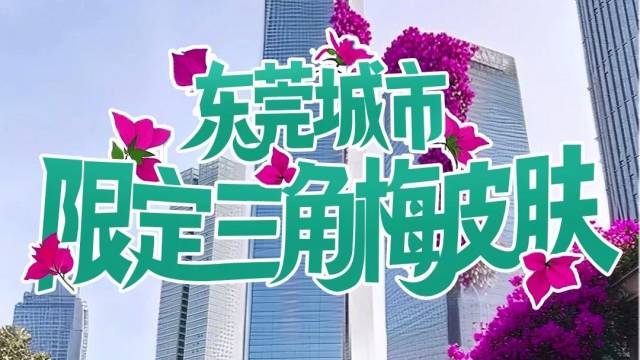 东莞人速看！你家门口地标正在偷偷开花