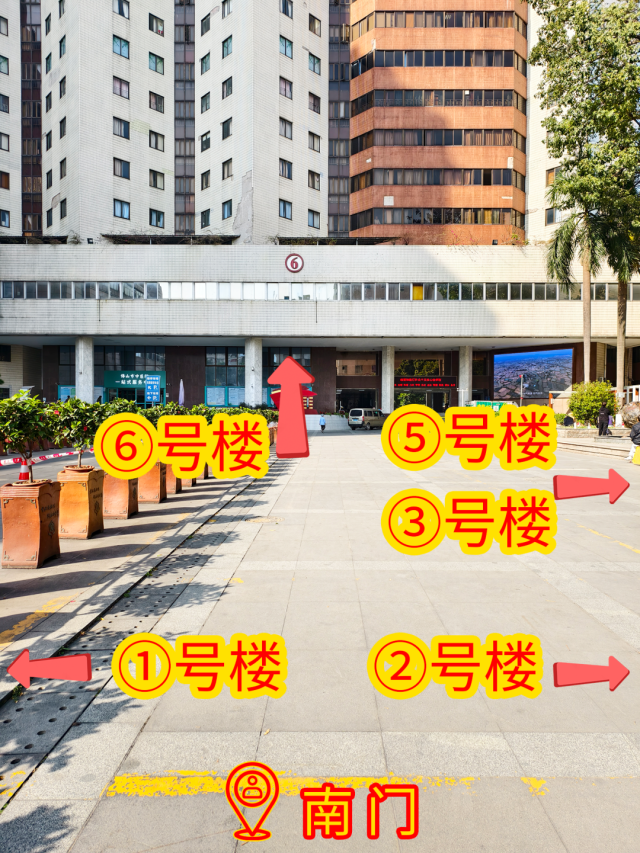 ◎ 院内的建筑分布。