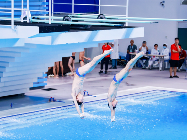 再现水花消失术！十五运会跳水测试赛奥体首秀