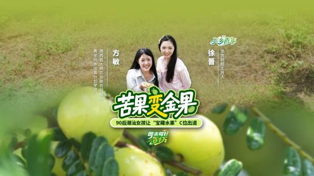 苦果变金果——90后潮汕女孩让“宝藏水果”C位出道
