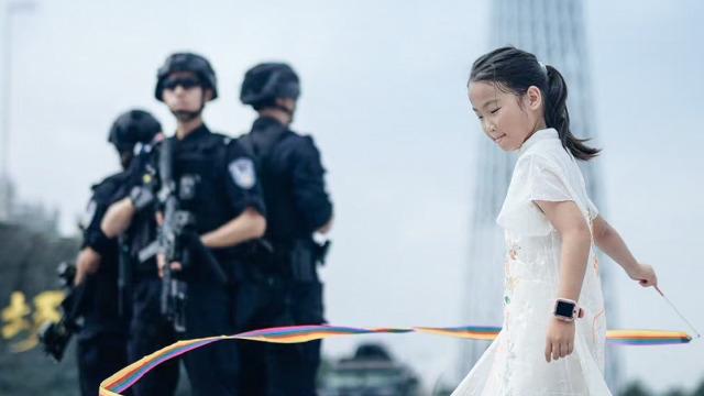 硬核守护！广东特警重装护航十五运