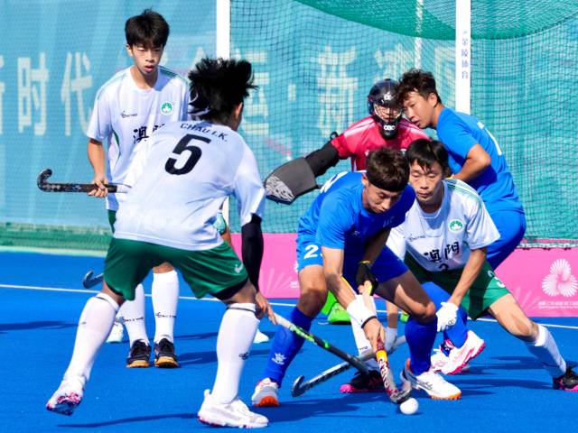 十五运会曲棍球男子1/4决赛资格赛，北京队淘汰澳门队