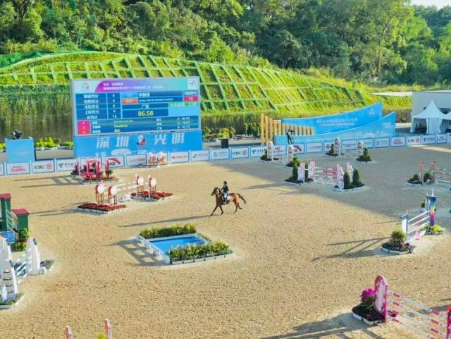 十五运会马术场地障碍团体赛广西队摘金，广东队夺银！