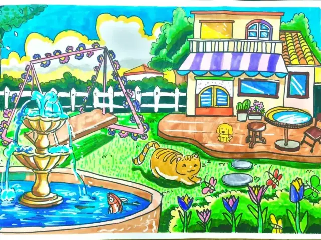 “晒晒我家的美丽庭院·绘出美好新生活”绘画展览(二)