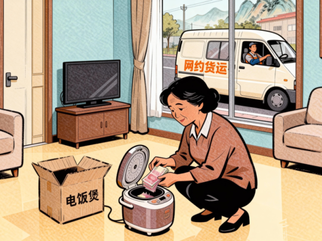 新型电诈链路曝光!电饭煲装现金,网约货车变“运钞车”