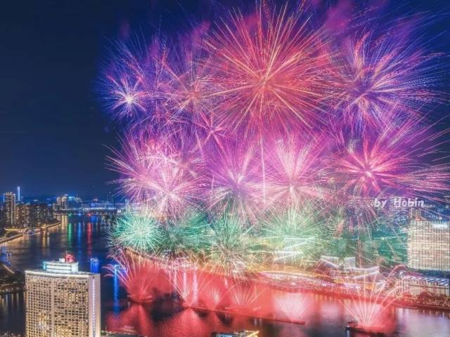 高空烟花+无人机表演,全长45分钟!白鹅潭烟花汇演最新剧透→