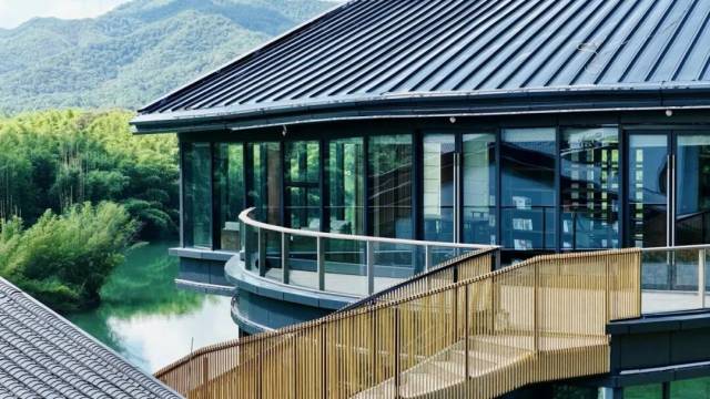 香溪湾驿站：临江游廊与书屋