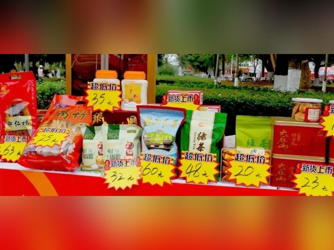 广货行天下 | 鹤山“广货”走进广西年货大集!文明集市再出彩