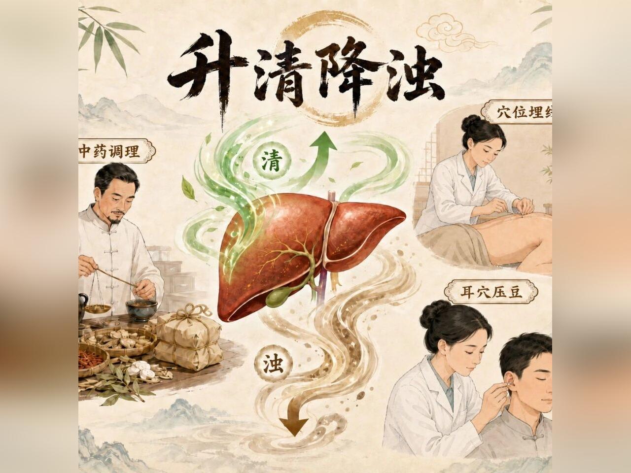 看着挺瘦,一查却是脂肪肝!中医“升清降浊”抓住逆转期
