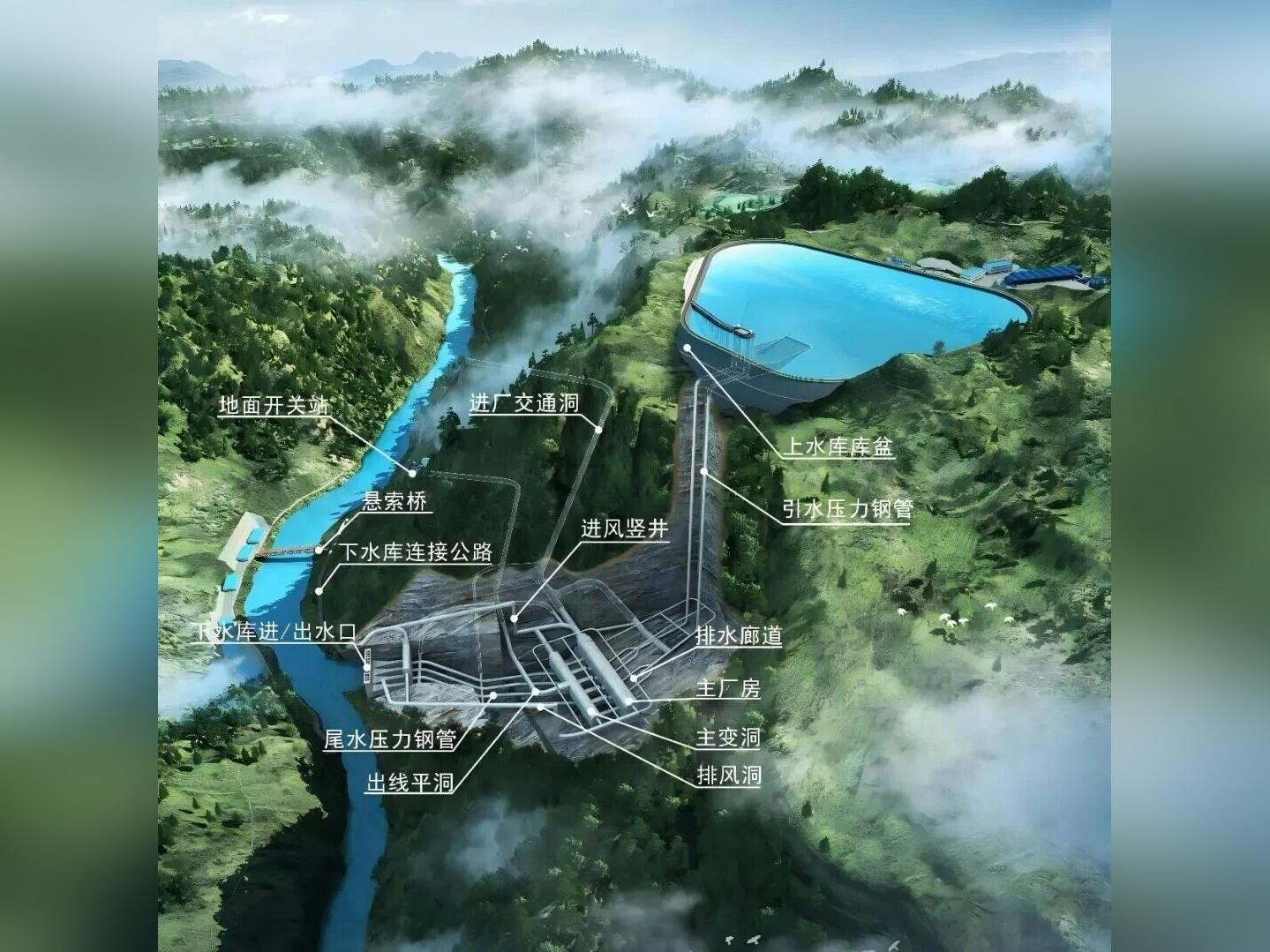 【省重点项目】能源集团贵阳抽水蓄能电站项目上下库连接公路交通洞顺利贯通