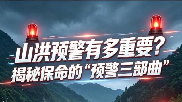 山洪预警有多重要?揭秘保命的“预警三部曲”
