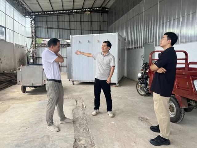 陆安春与佛山腐竹设备生产厂家专家规划腐竹厂建设