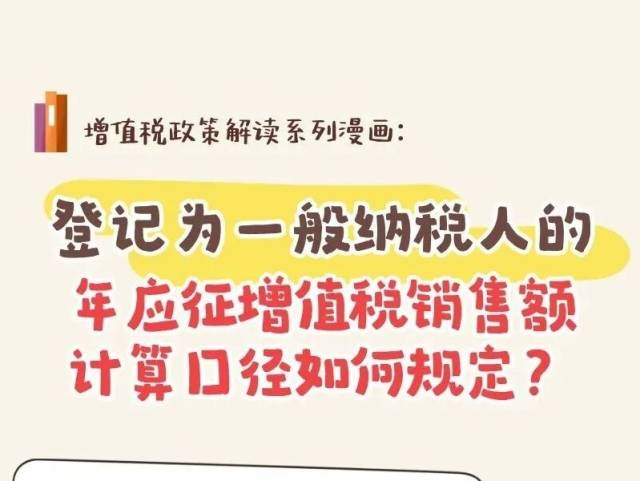 登记为一般纳税人的年应征增值税销售额计算口径如何规定？