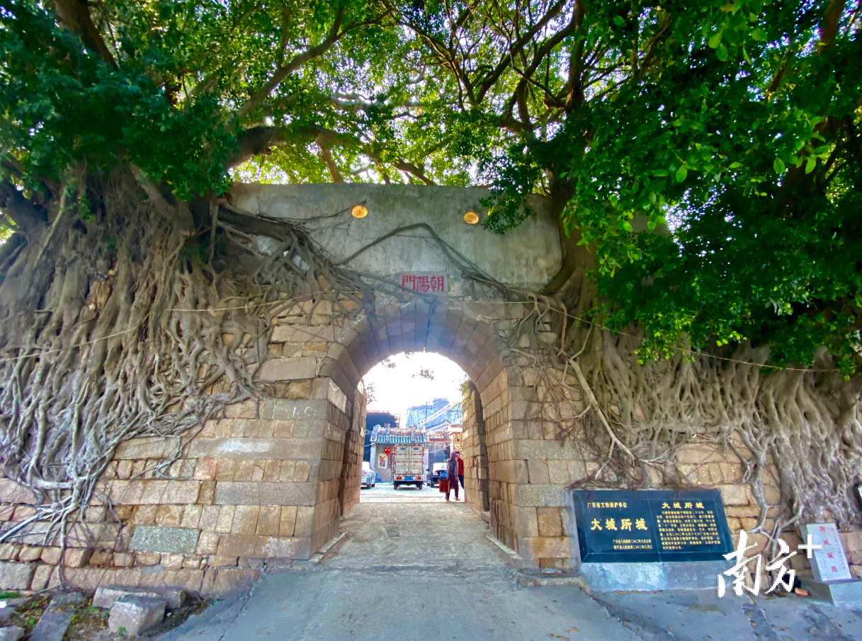 大城所的东门又名朝阳门,故古代官员升迁往来必在朝阳门迎送,百姓嫁女娶媳也必经此门。肖燕菁 摄 大城所的东门又名朝阳门,故古代官员升迁往来必在朝阳门迎送,百姓嫁女娶媳也必经此门。肖燕菁 摄