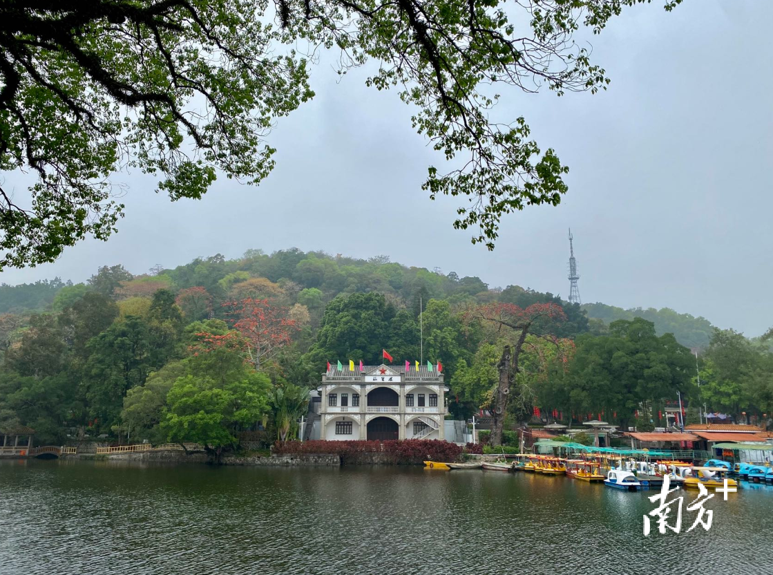涵碧楼位于潮州西湖畔，见证了“潮州七日红”的历史。  南方+ 肖燕菁 拍摄