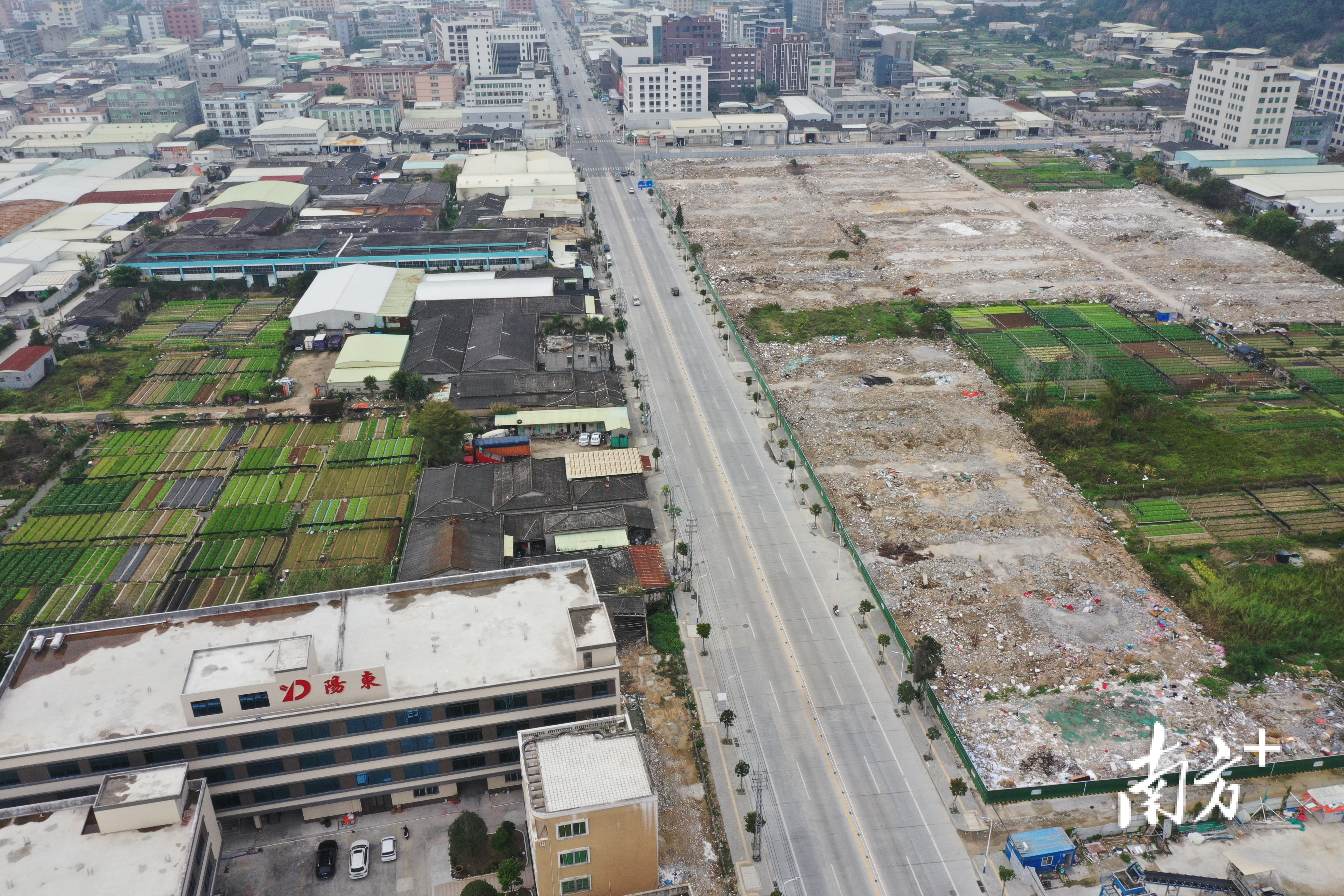莲南工业集聚区升级改造示范点已经完成约126亩用地的清拆工作(资料图)。 受访者供图 莲南工业集聚区升级改造示范点已经完成约126亩用地的清拆工作(资料图)。 受访者供图