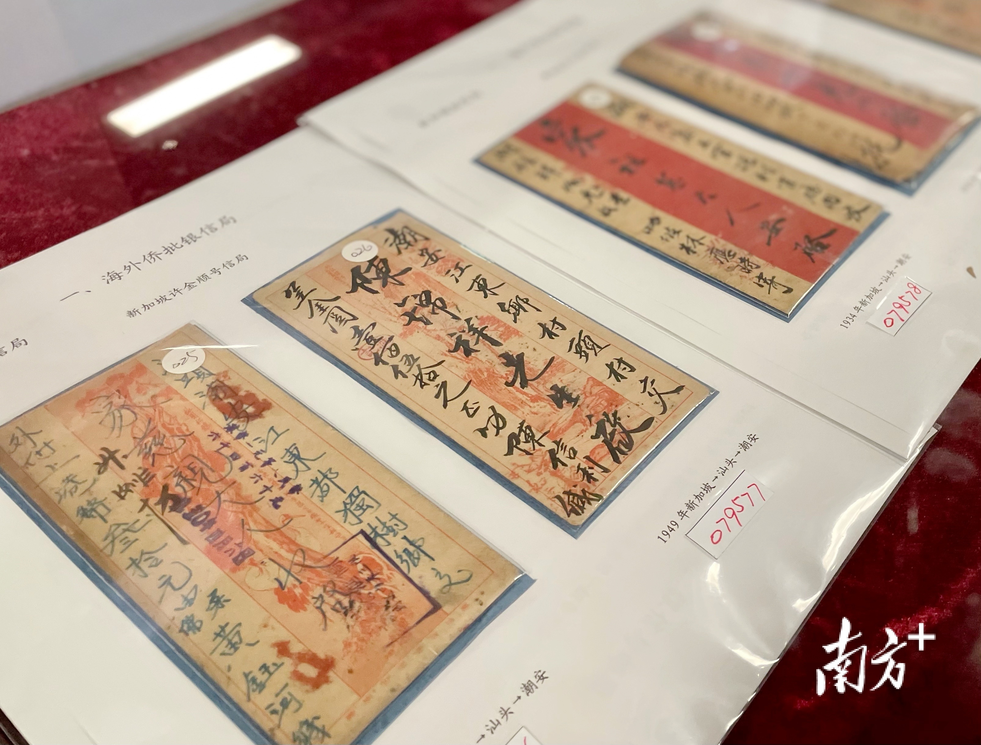 每一封侨批，背后都有一个故事，一段历史。  南方+ 杨立轩 拍摄