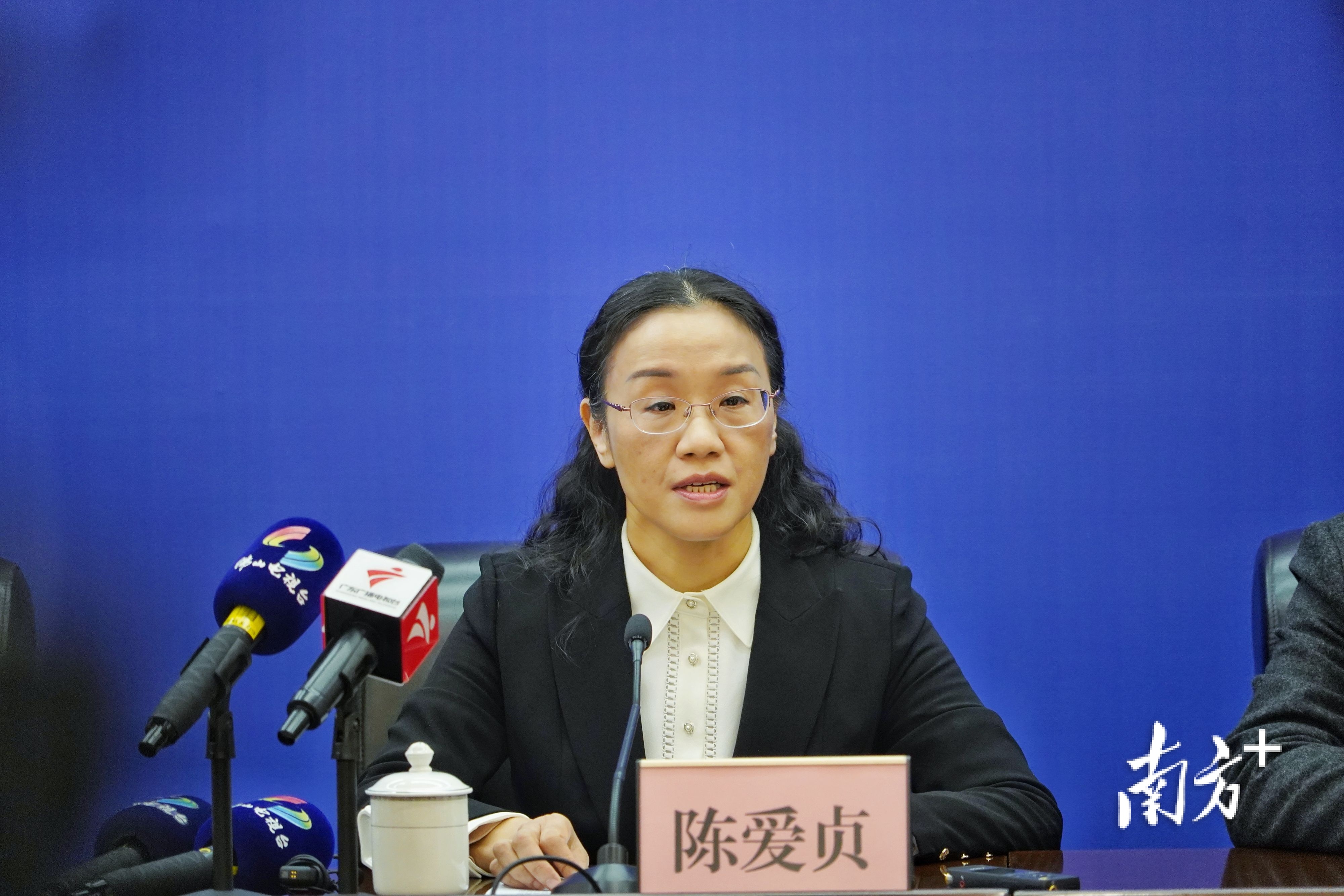 佛山市卫生健康局局长陈爱贞。戴嘉信 摄