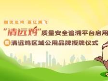 国优名鸡重磅发布！“清远鸡”质量安全追溯平台来了