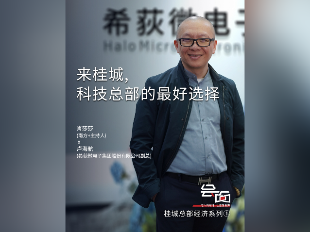 「会面」希荻微卢海航：来桂城，科技总部最好的选择