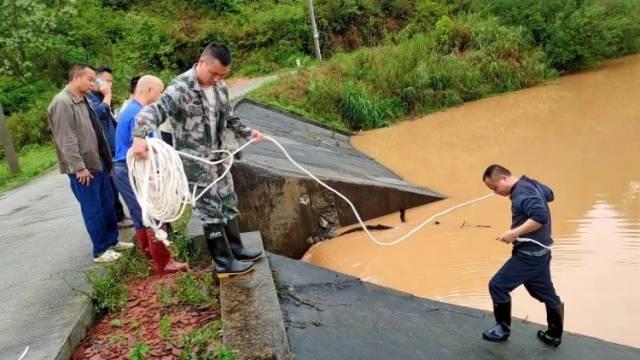 曲江区大塘镇：民兵齐心协力排险情