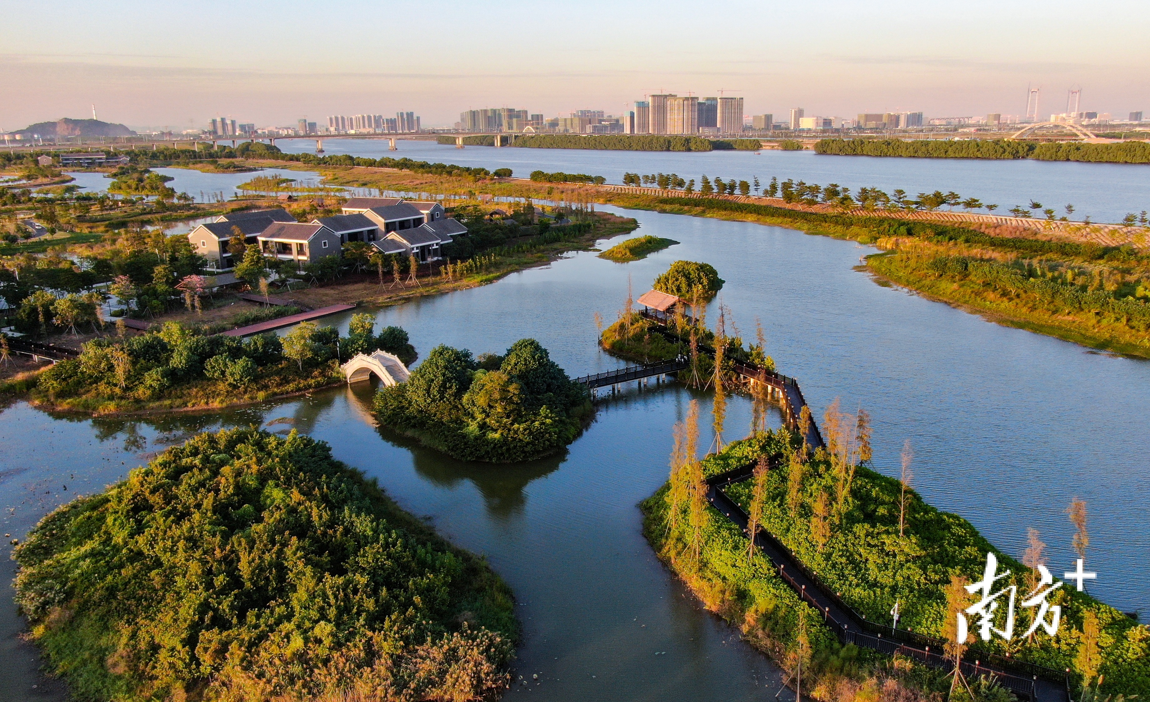中山城乡航拍美景。 南方+ 叶志文 拍摄